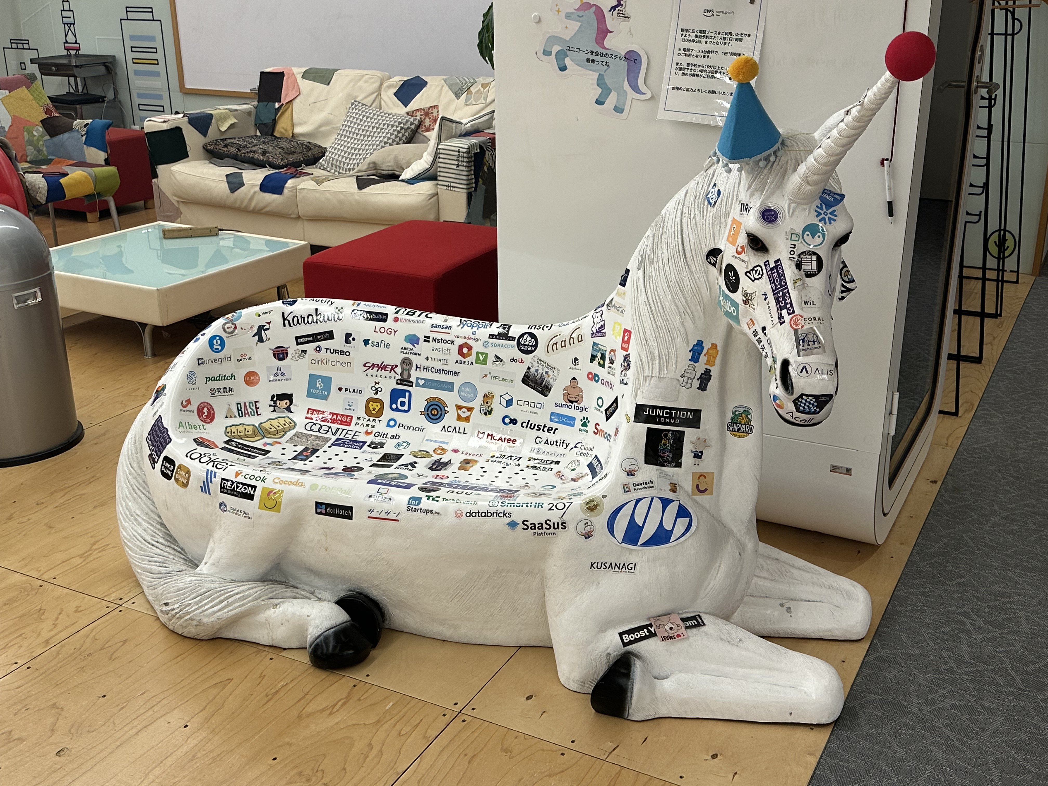 装飾されたユニコーンの写真